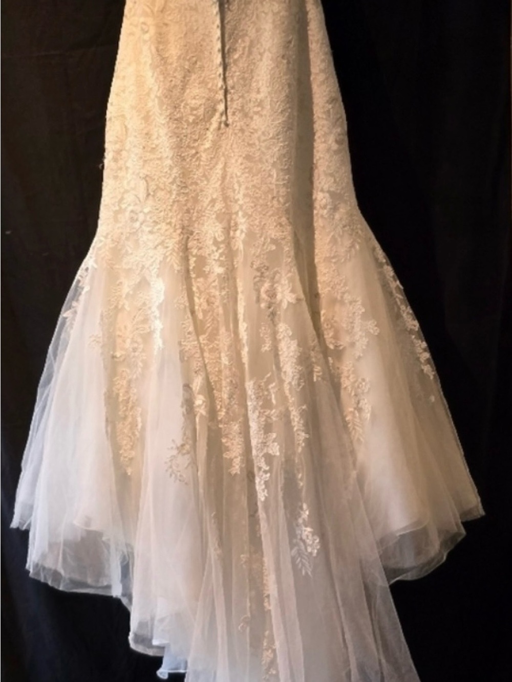 Allure Bridals Ivory Lace A-Line Tulle Skirt